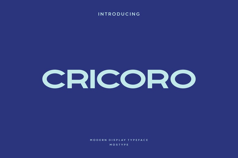 Cricoro Font