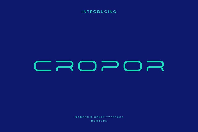 Cropor Font