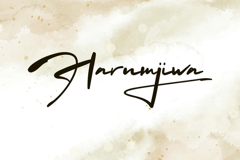 Harumjiwa Font