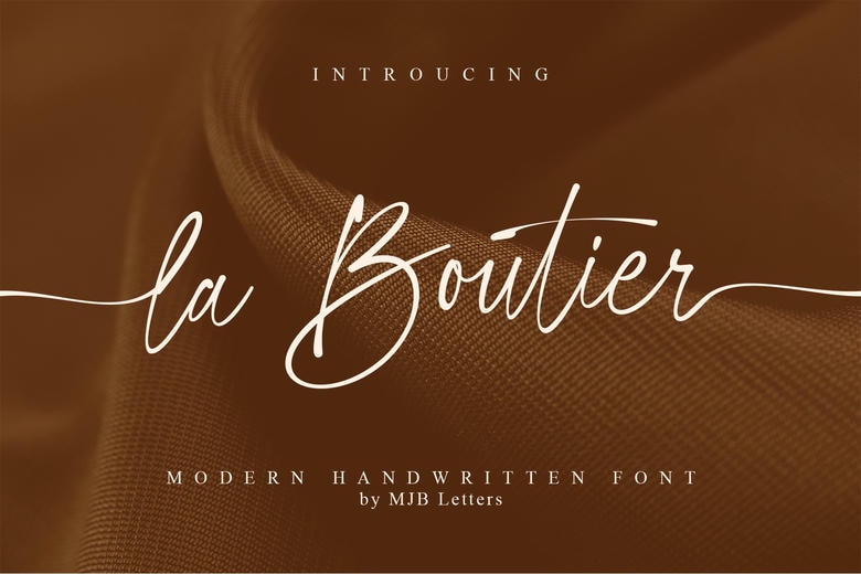 La Boutier Font
