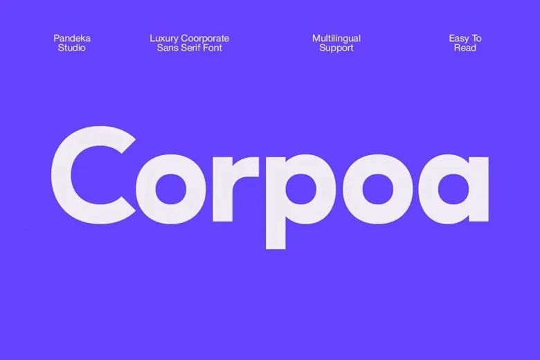 Corpoa Font