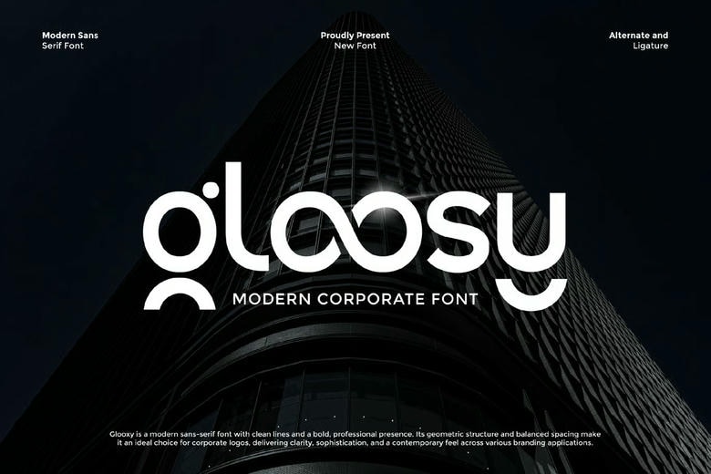 Gloosy Font