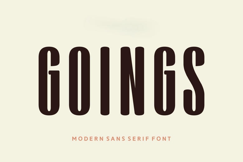 Goings Font