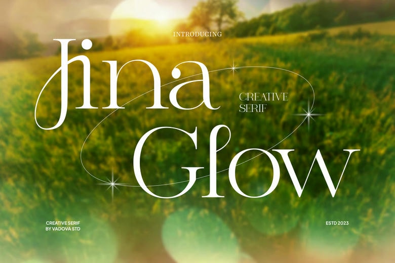 Jina Glow Font