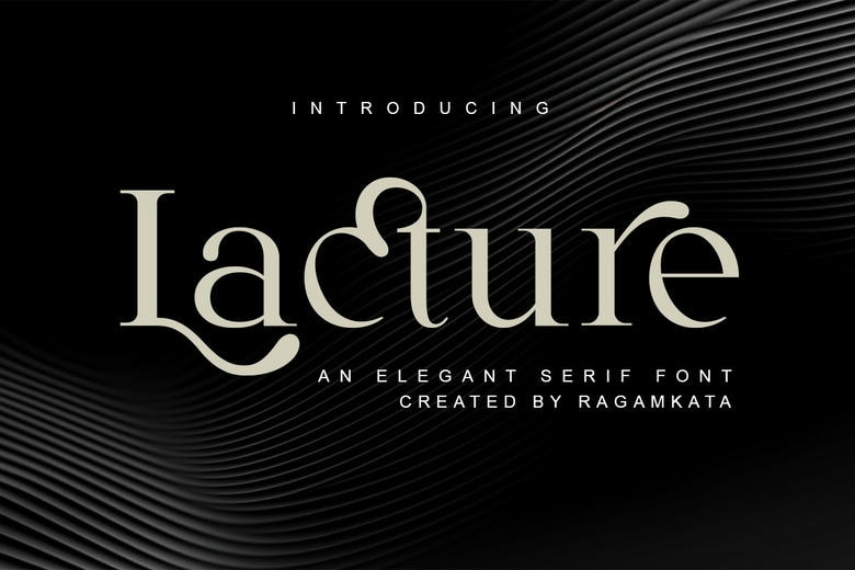 Lacture Font