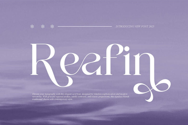 Reafin Font