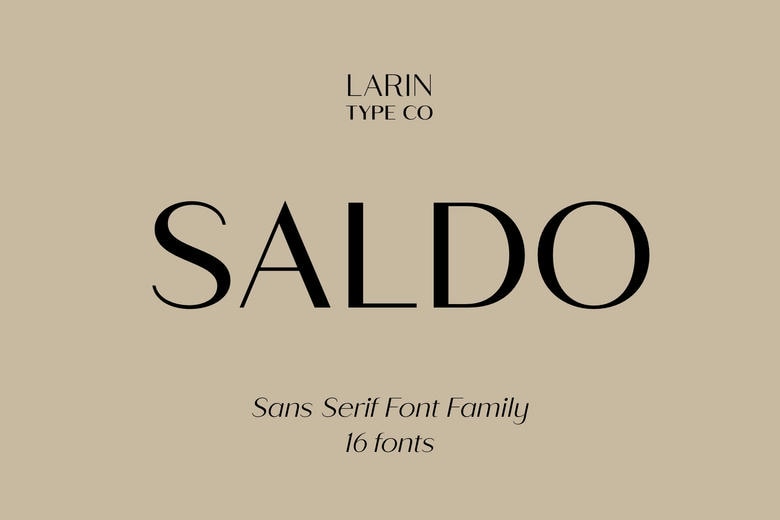 Saldo Font