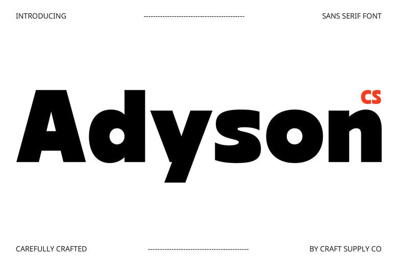Adyson Font