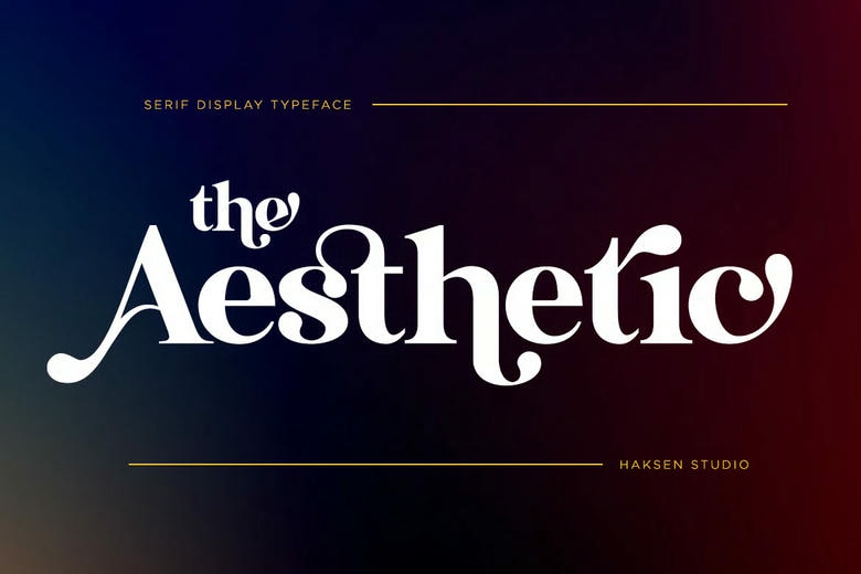 Aesthetic Font