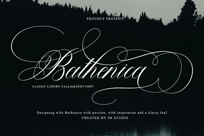 Bathenica Font