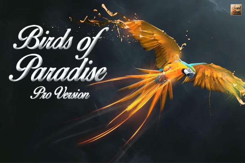 Birds of Paradise Font