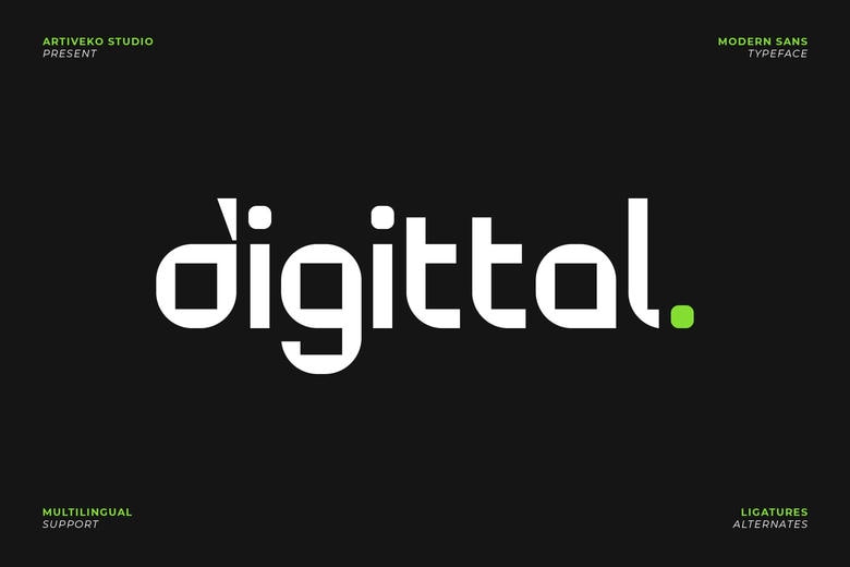 Digittal Font