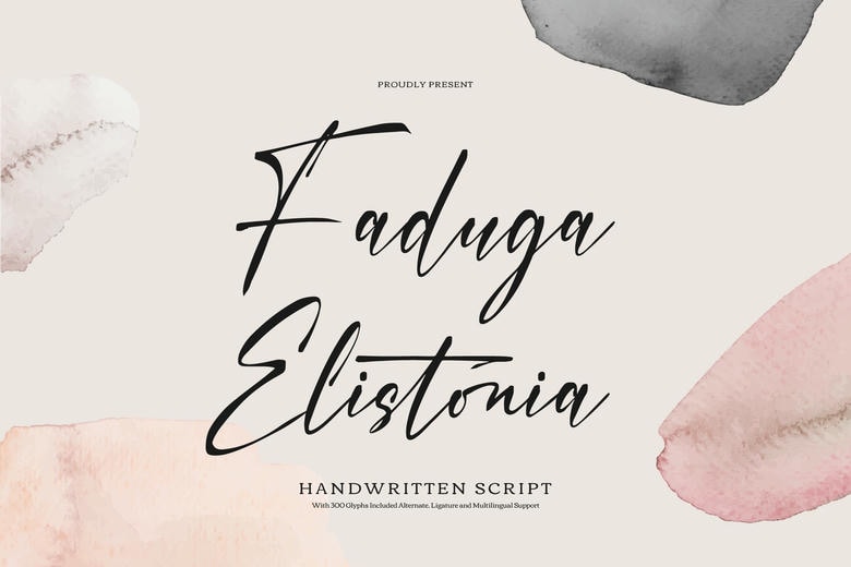 Faduga Elistonia Font