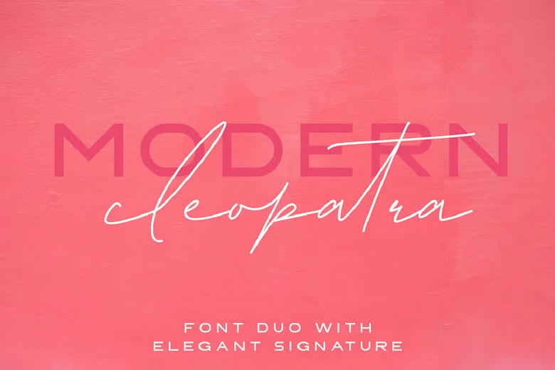 Modern Cleopatra Font