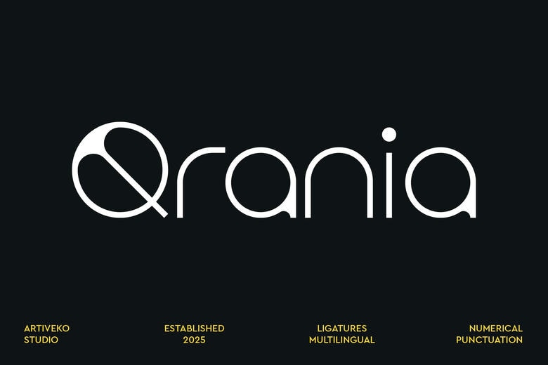 Qrania Font