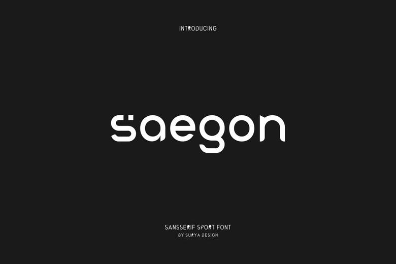 Saegon Font