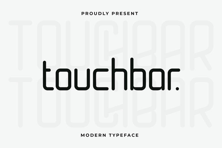 Touchbar Font