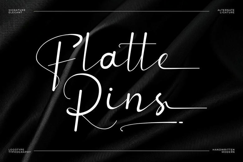 Flatte Rins Font