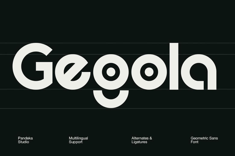 Gegola Font