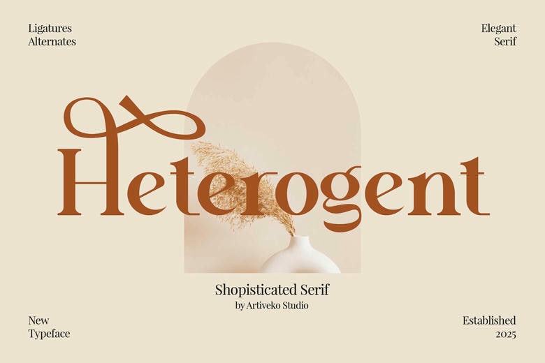 Heterogent Font