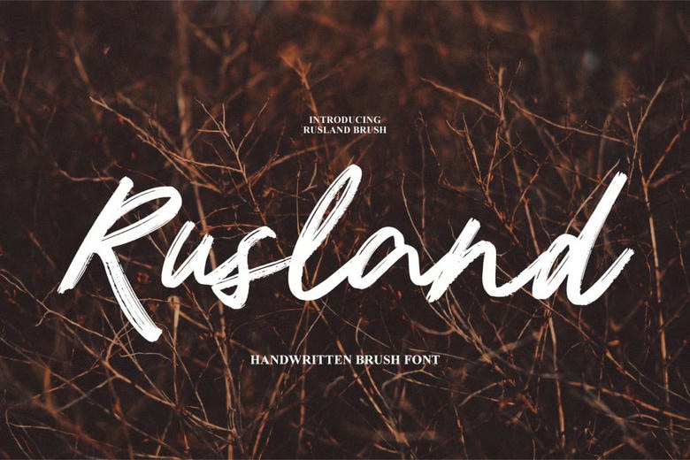 Rusland Font