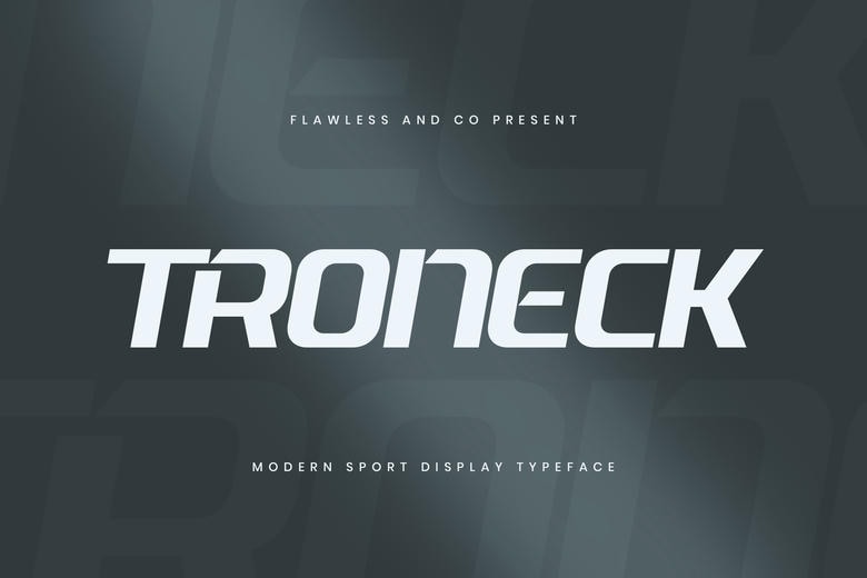 Troneck Font