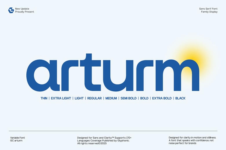 GC Arturm Font Family