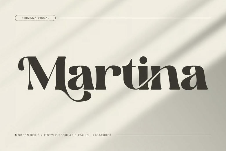 Martina Retro Font