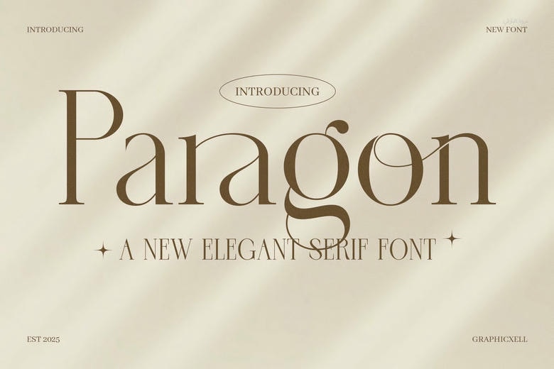 Paragon Serif Font