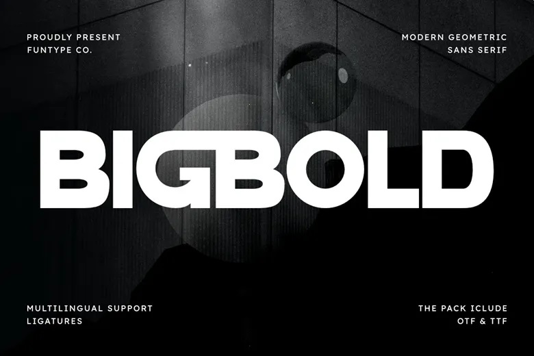 Bigbold Font