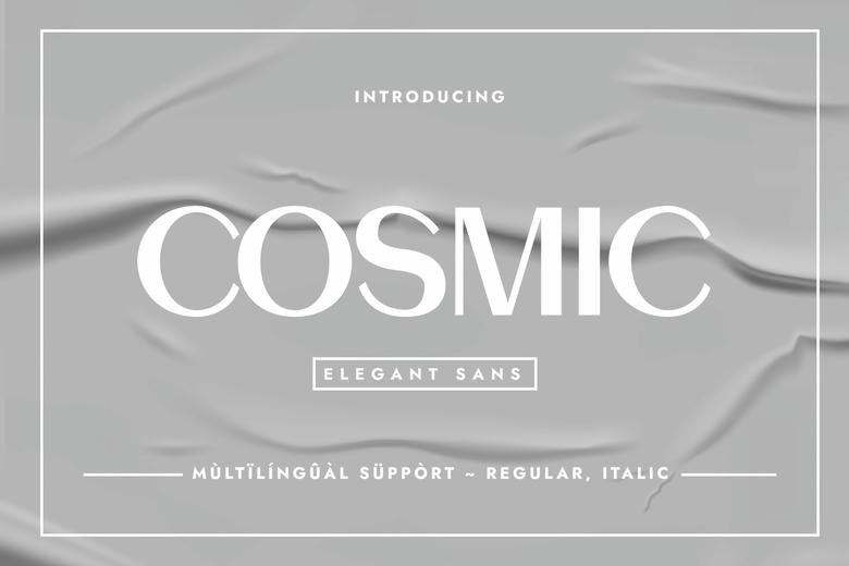 Cosmic Font