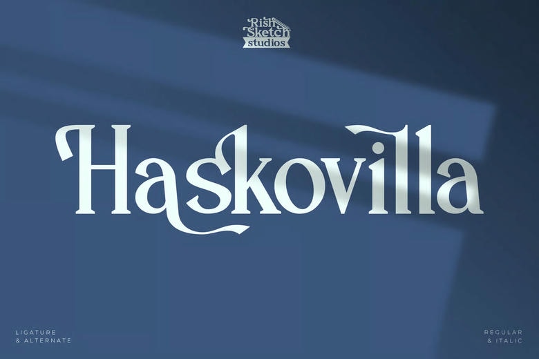Haskovilla Font