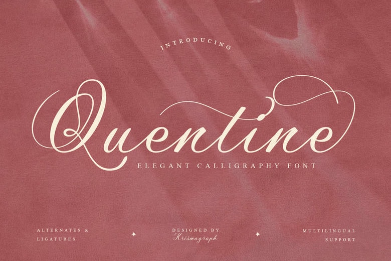 Quentine Script Font