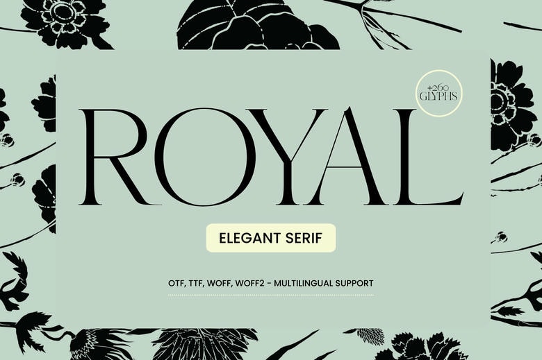 Royal Serif Font