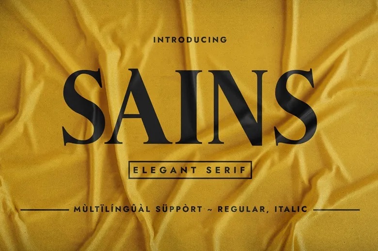 Sains Font