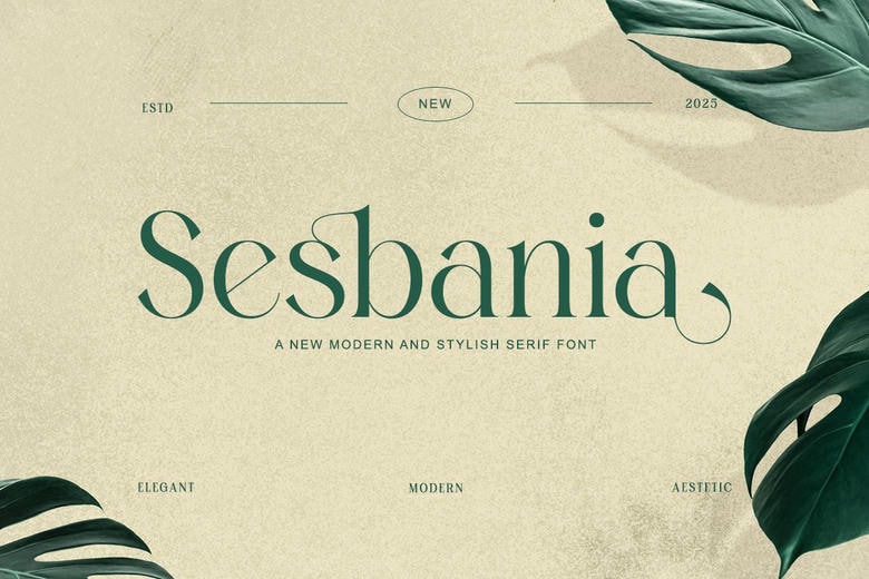 Sesbania Font