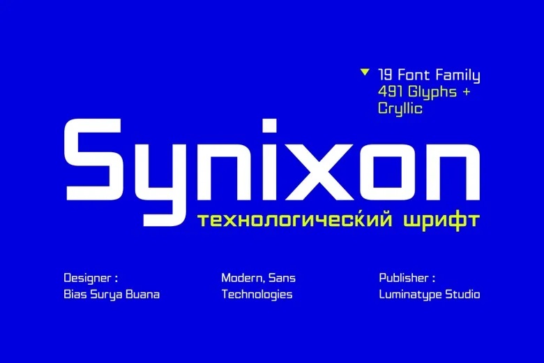 Synixon Font