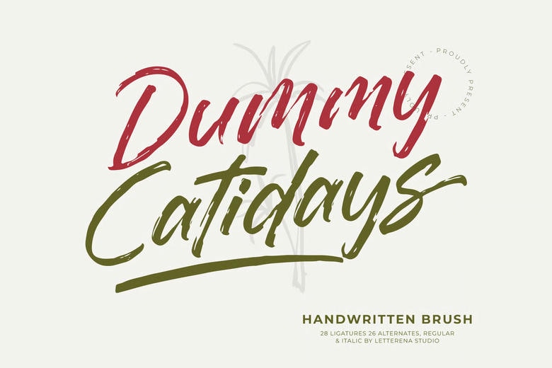 Dummy Catidays Font