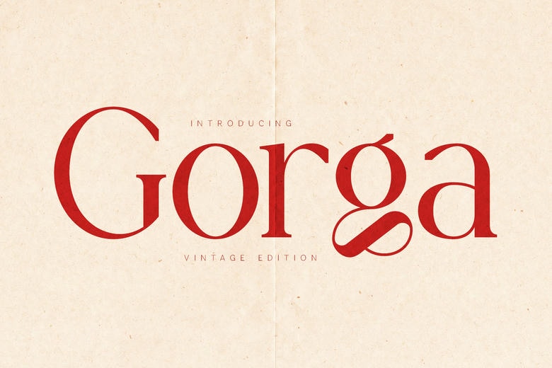 Gorga Serif Font
