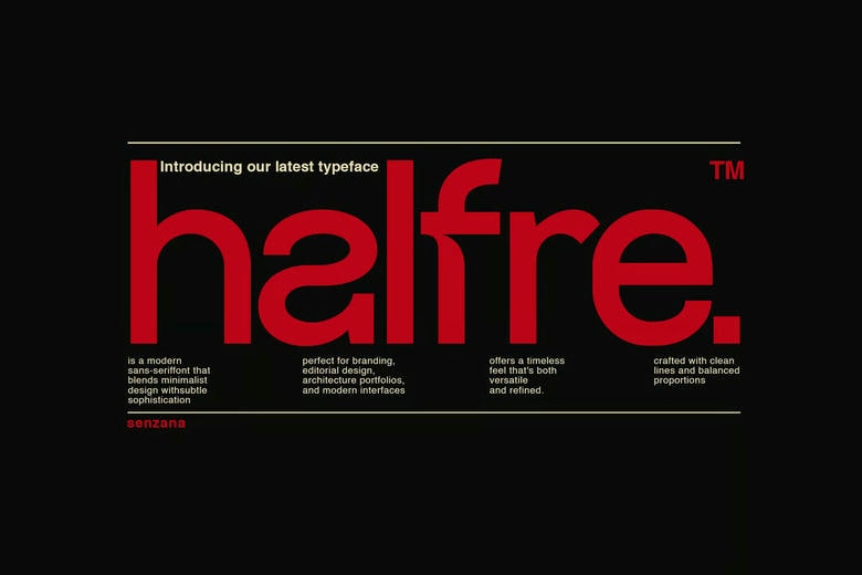 Halfre Font
