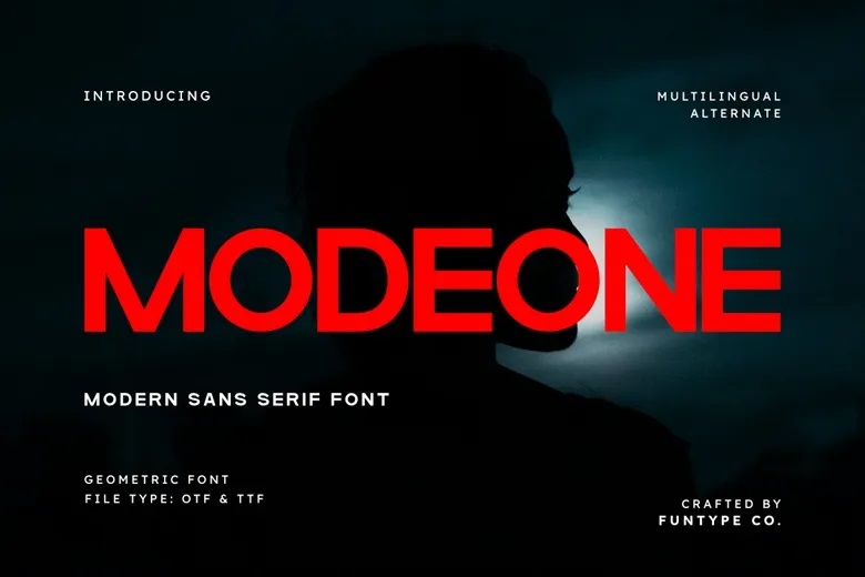 Modeone Font