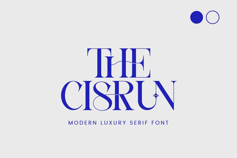 The Cisrun Font