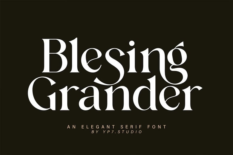 Blesing Grander Font
