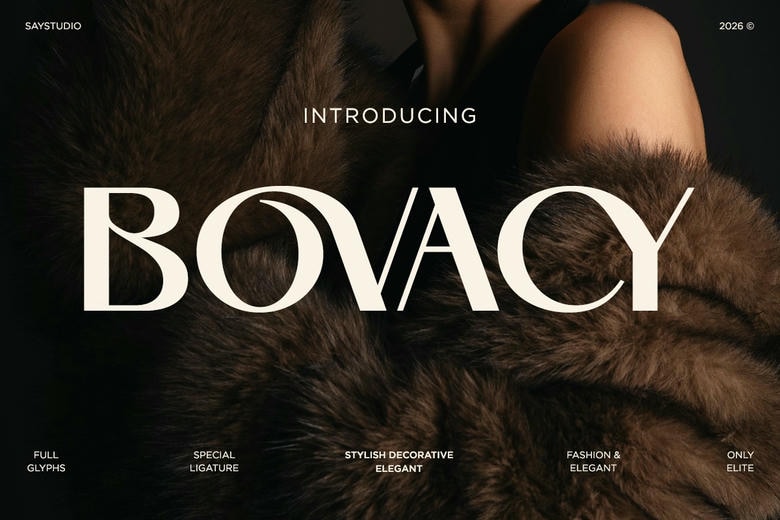 Bovacy Font