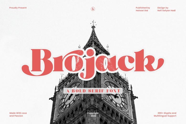 Brojack Serif Font