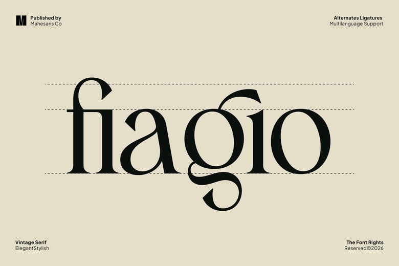 Fiagio Font