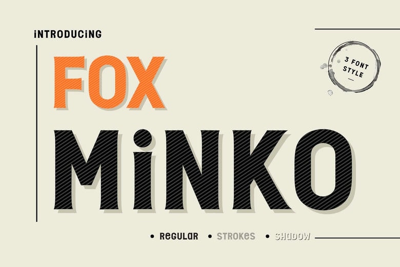 Fox Minko Font