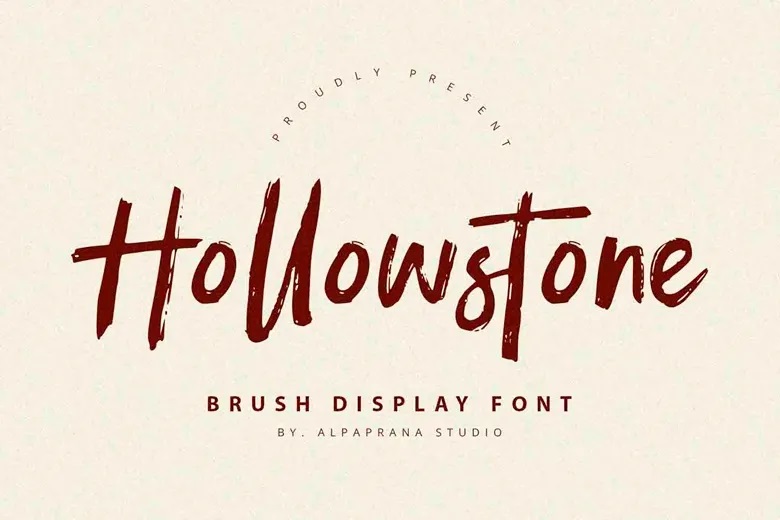 Hollowstone Font