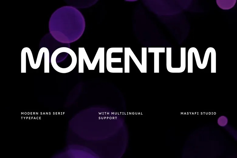 Momentum Font