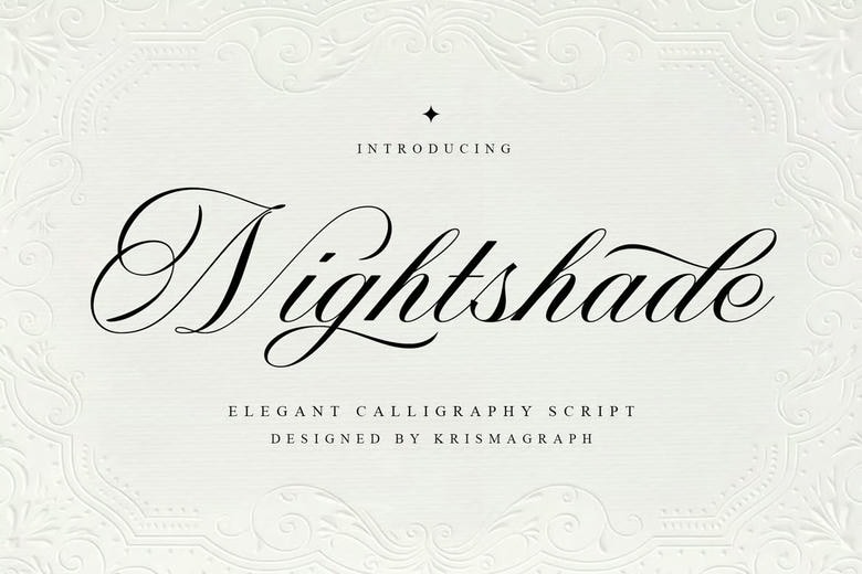 Nightshade Font
